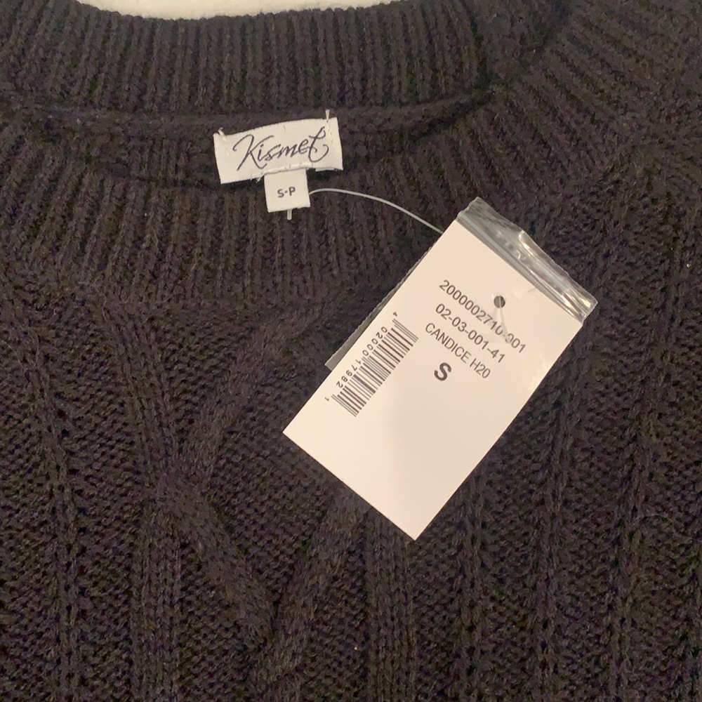 NWT Gorgeous Black Long Sweater - Picture 3 of 8